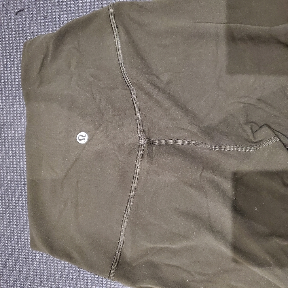 Lululemon Align Khaki Green leggings sz 4